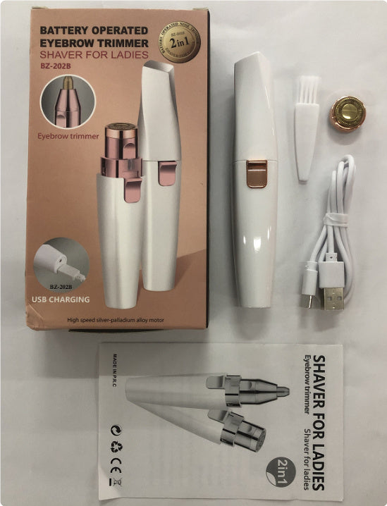 2 In 1 Electric Eyebrow Trimmer